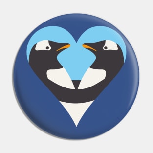 Penguin Lovers - Blue Edition Pin