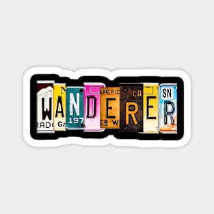 Wanderer Not All Who Wander Are Lost Magnet