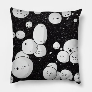 Monsters doodles Pillow