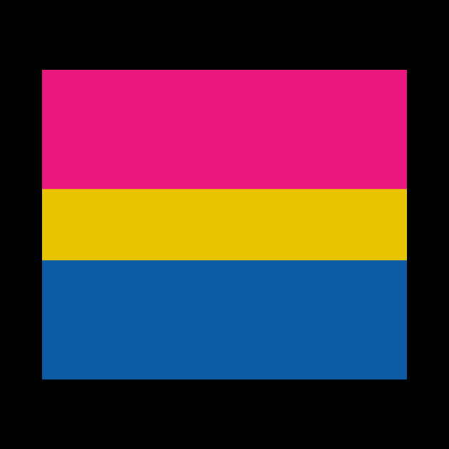 Seamless Repeating Pansexual Pride Flag Pattern by LiveLoudGraphics