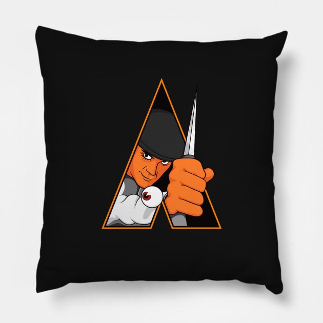 Alex Delarge Pillow by Woah_Jonny