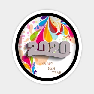 happy new year 2020 Magnet