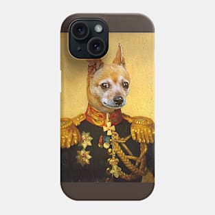 Chiuahuah Military Portrait Phone Case