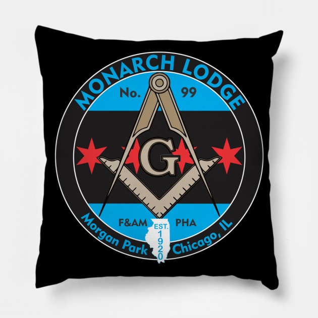 Monarch Lodge #99 - 2021 Pillow by Brova1986