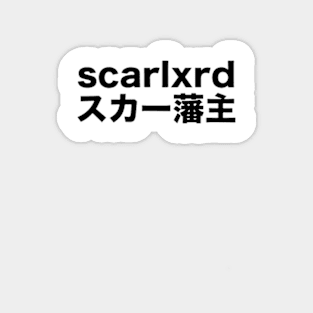 Scarlxrd japan Magnet