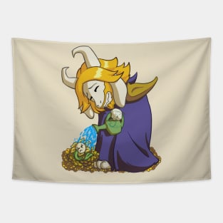 Asgore and Flowey Tapestry