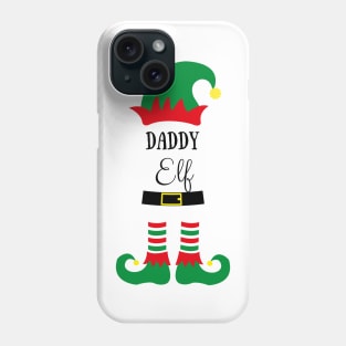 daddy elf cute christmas design for dad Phone Case