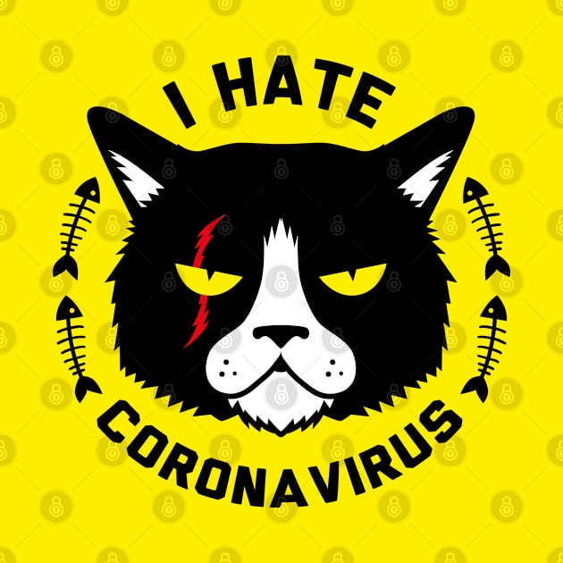 I Hate Everyone Cat Coronavirus Special by VectorLance