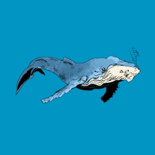 blue humpback whale T-Shirt