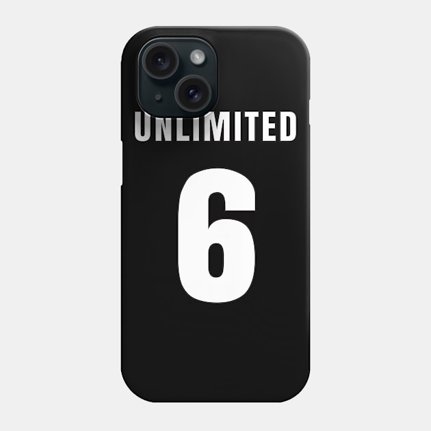 UNLIMITED NUMBER 6 FRONT-PRINT Phone Case by mn9