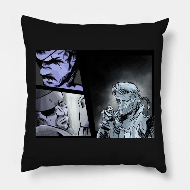 Big Boss Pillow by Vitterdoo