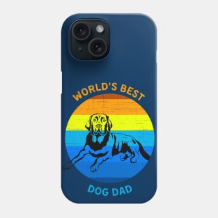 Worlds Best Dog Dad Phone Case