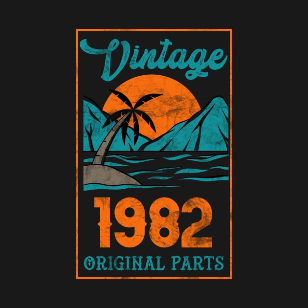 41 Years Old Vintage 1982 Limited Edition 41St Birthday by Demonic Apparel