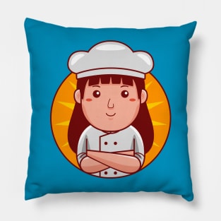 Chef Woman Pillow