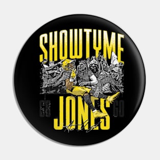 Aaron Jones Green Bay Crowd Leap Pin