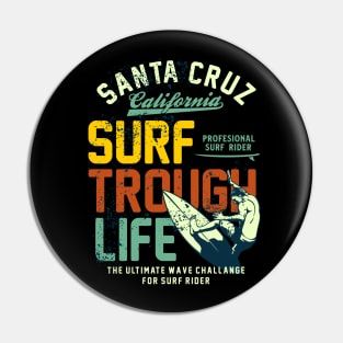 Surf Beach Summer Pin