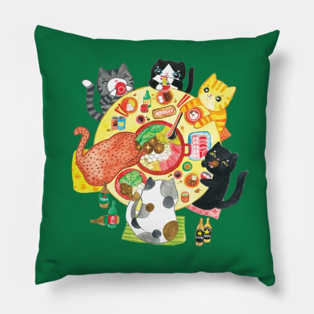 Sukiyaki Pillow by jessthechen