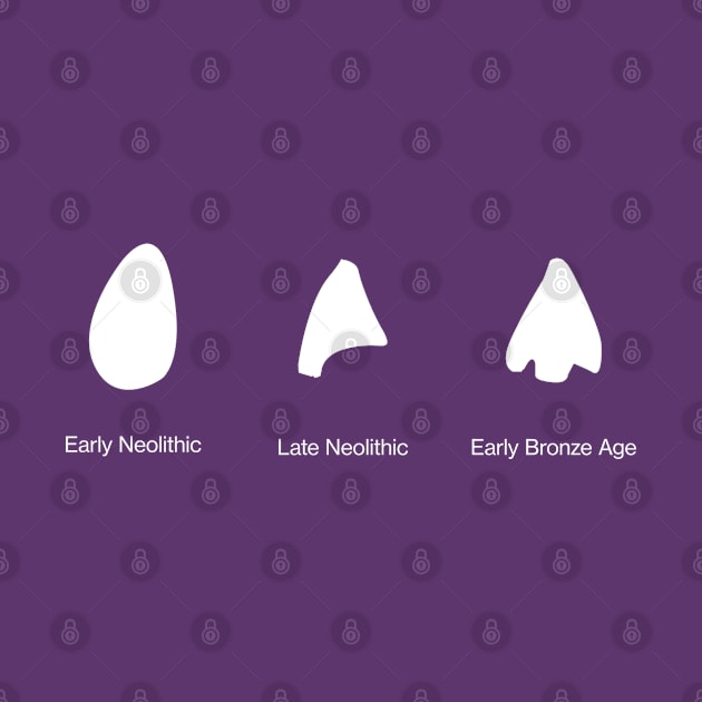 Arrowheads - Neolithic and Bronze Age Archaeology Paleontology Profession by CottonGarb