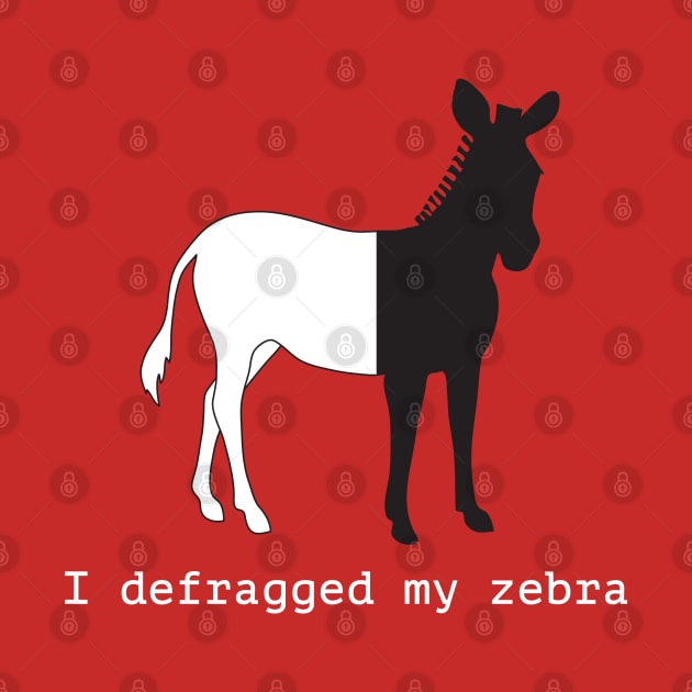 Defragged Zebra by katelein