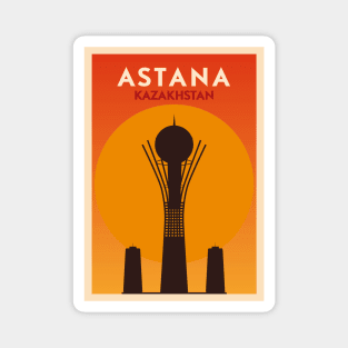 Astana city poster Magnet
