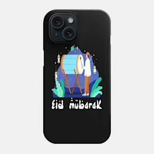 eid mubarak Phone Case