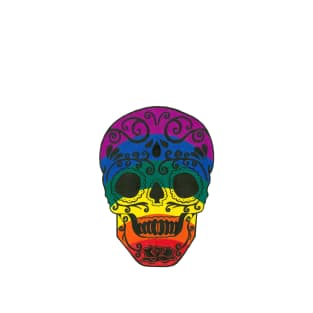 Rainbow sugar skull T-Shirt