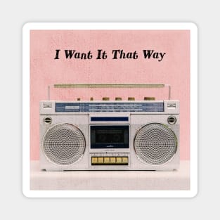 That Way For Love Song Magnet