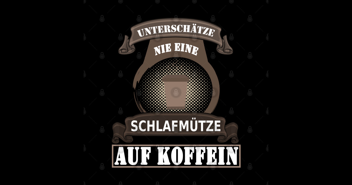 Schlafmütze Kaffee Lustig Geschenk Spruch Montag Schlafmtze Sticker