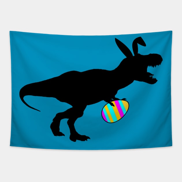 Ark Survival Evolved-Easter Bunny T Rex Tapestry by Cactus Sands