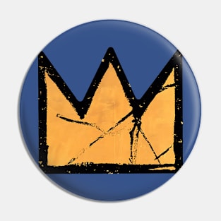 Basquiat Crown Pin