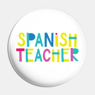 Spanish Teacher Gift Idea Cute Back to School Pin