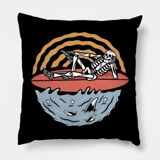 Wave for Summer, Wave for Surf, Wave for Surfing, Surfing Wave Pillow