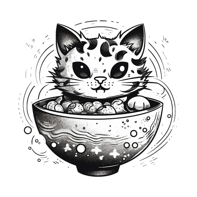 Ramen-cat by stkUA