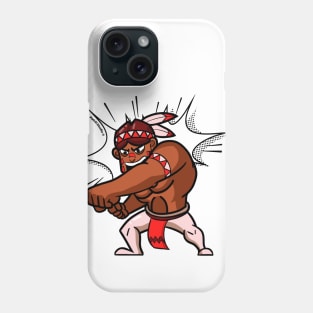 Infinite punch Red Native American by Patoli Studio Phone Case