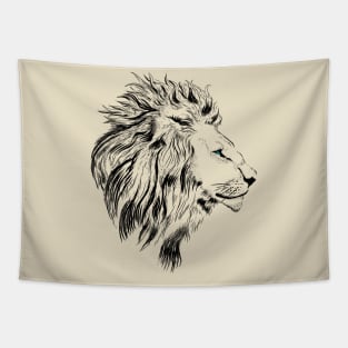 Lion Head Tapestry