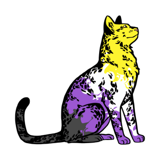 nonbinary pride kitty T-Shirt