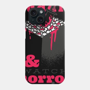 Cuddle and Horror Movies Phone Case
