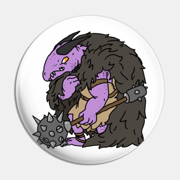 Dragonborn Barbarian Pin by NathanBenich