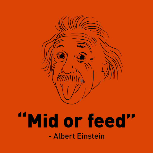 Mid or feed - Albert Einstein by loop