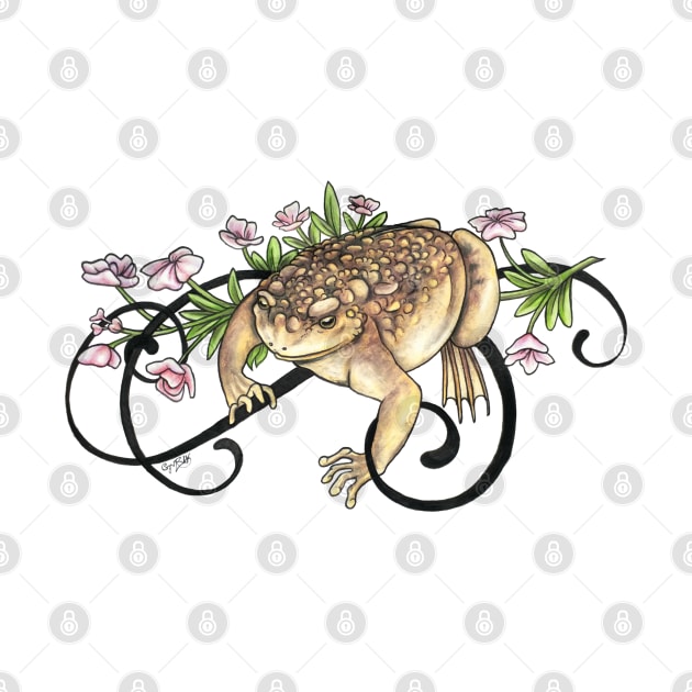 Toad with flowers by GnarlyBones