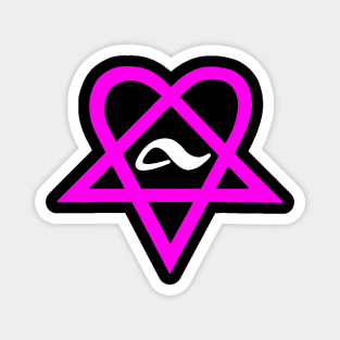 Bam Margera Adio Him Heartagram Magnet