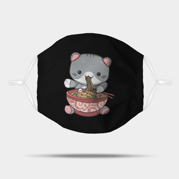 Kawaii Anime Cat Neko Japanese Ramen Bowl Noodles Gift - Kawaii Neko Ramen Cute Ramen Cat Japane ...