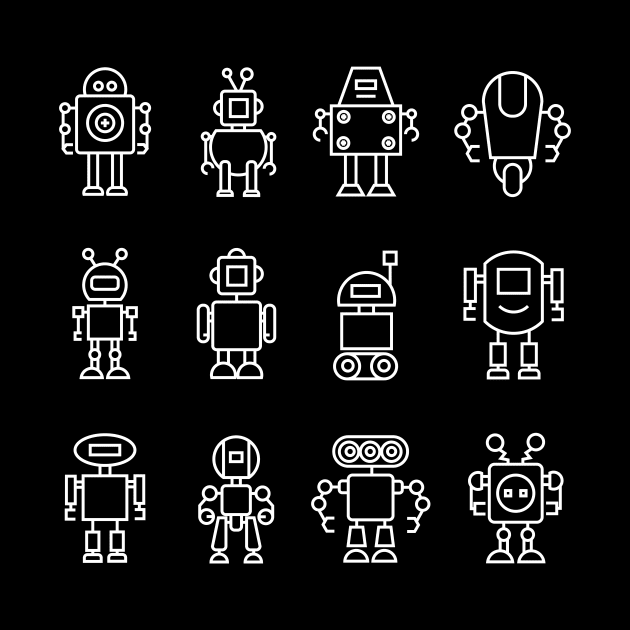 Cute Robot Army by MeatMan