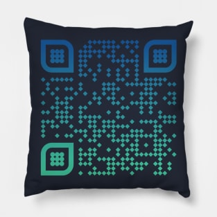 Mind your own damn business - QR Code Pillow