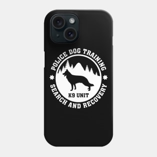 K9 Police Dog Training Phone Case