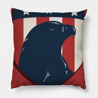 Patriotic American Eagle Pillow