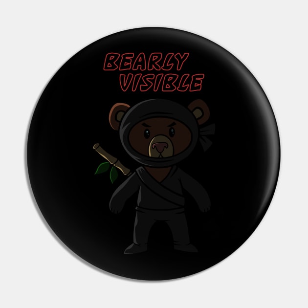 Bearly Visible Pin by forsureee