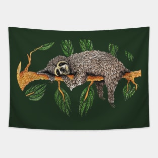 Sloth Totem Tapestry