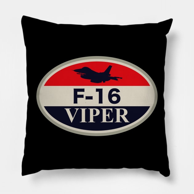 F-16 Viper Pillow by Tailgunnerstudios