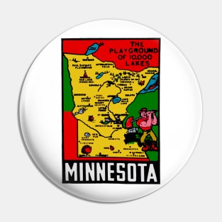 Vintage Minnesota Decal Pin